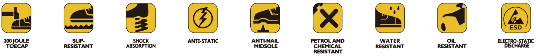 Heavy Duty safety shoes أحذية السلامة الثقيلة