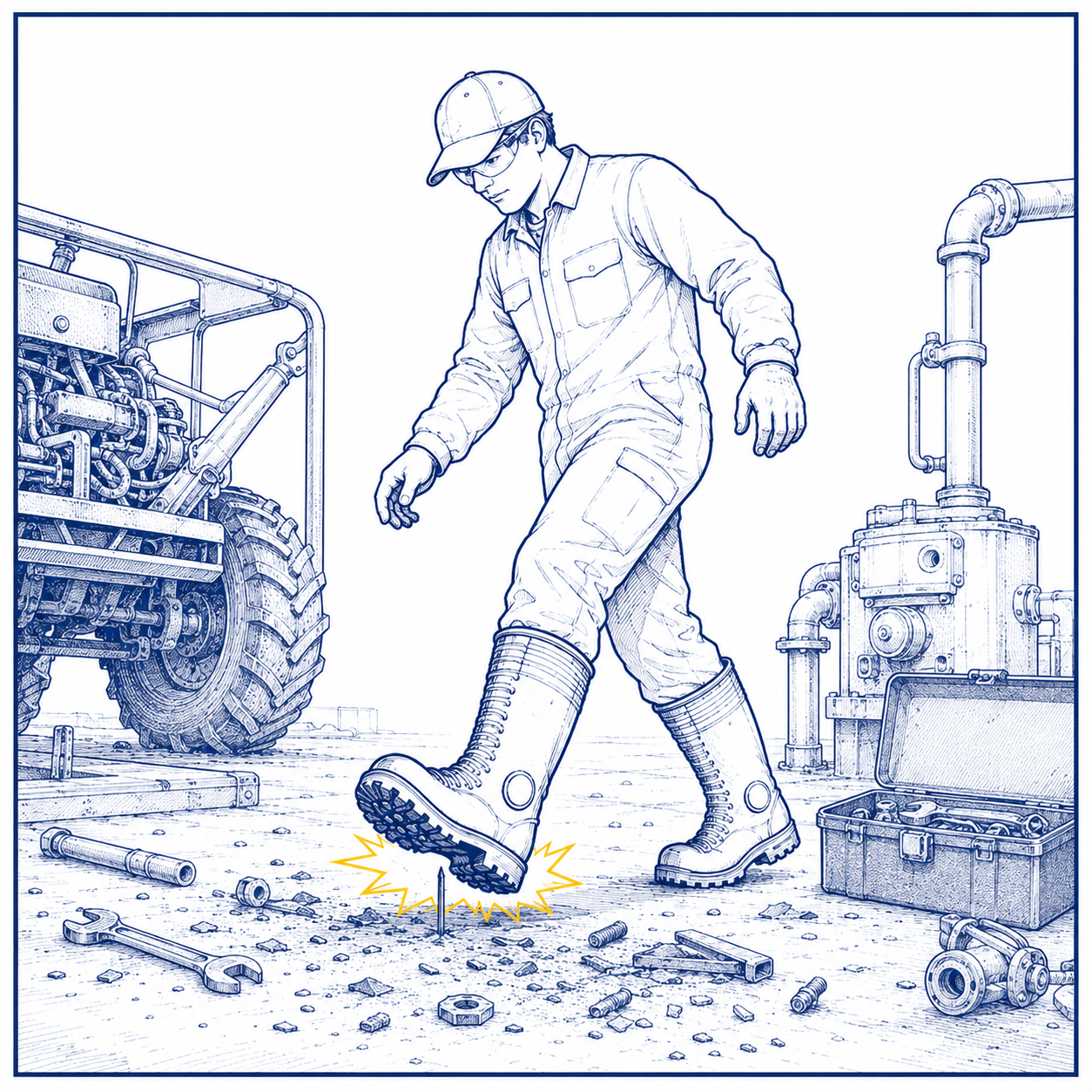 Tools and Machinery Hazards in Agricultural Work صيانة