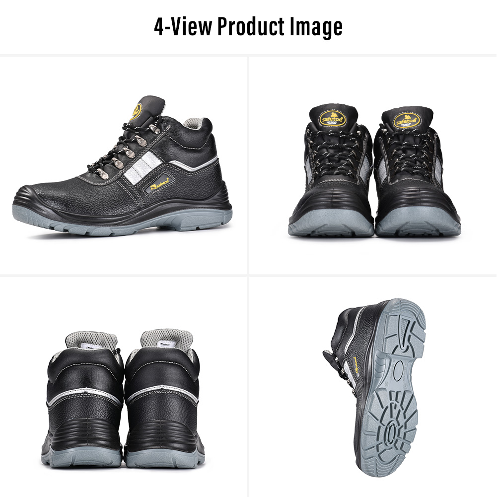 M-8027 WorkGuard Pro Construction Safety Boots Multi-View M-8027 WorkGuard Pro Steel Toe أحذية أمان البناء مقاومة للثقب متعدد الرؤية