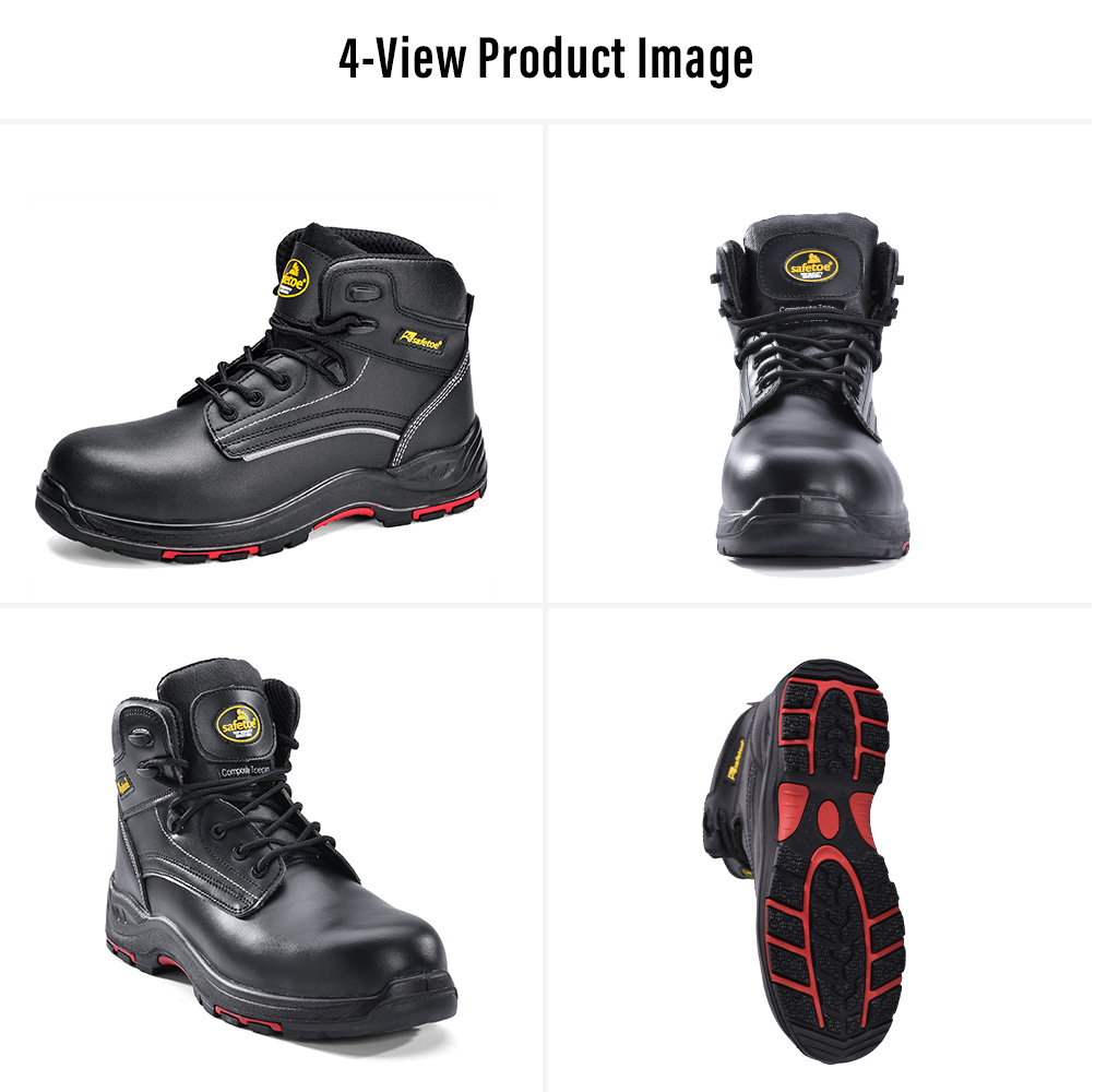 M-8356RB EH Safety Work Boots Multi-View M-8356RB 18kV EH أحذية عمل مُصنفة للمخاطر الكهربائية متعددة العرض