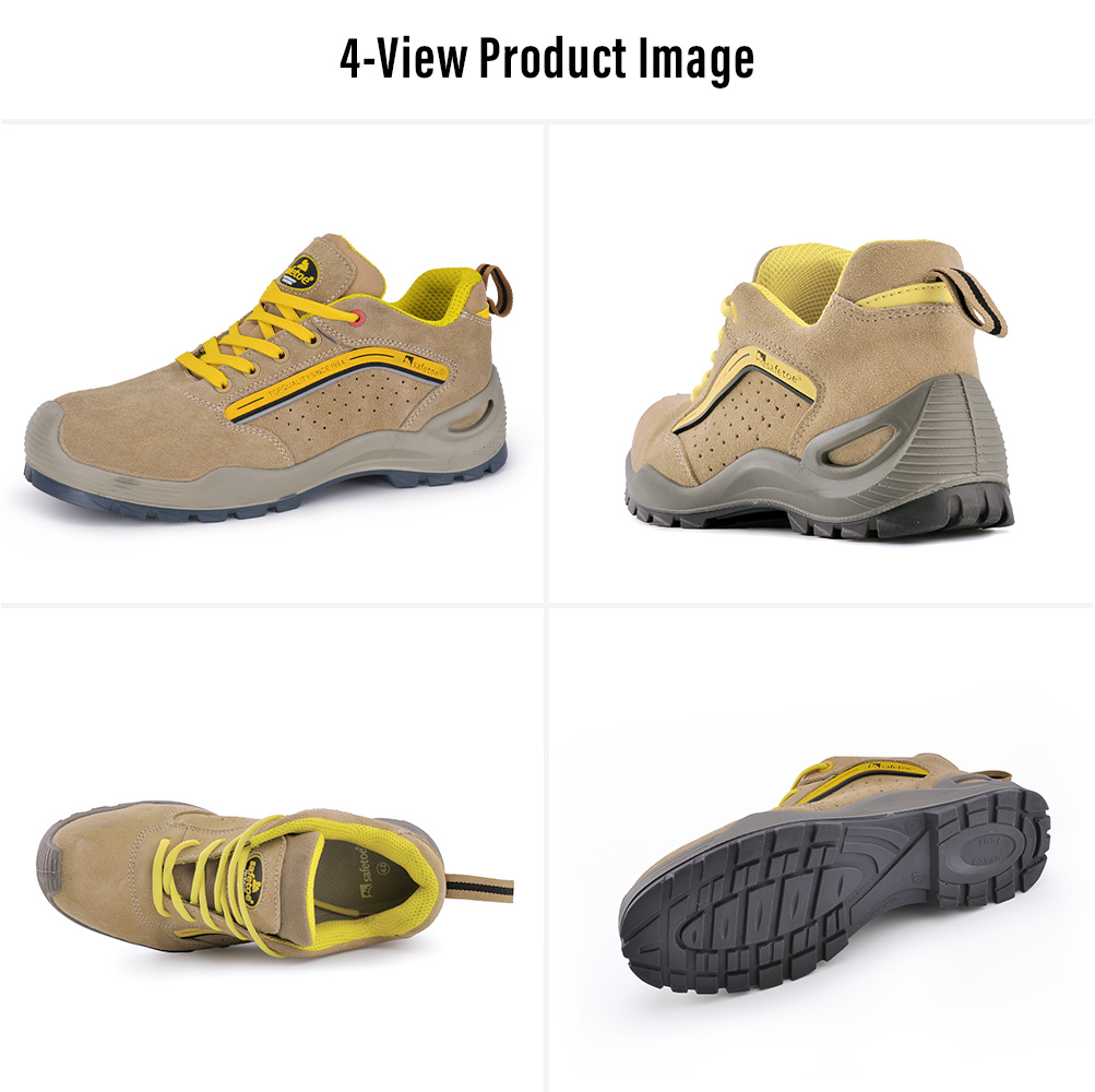 L-7296EH EH Safety Shoes Multi-View L-7296EH أحذية أمان كهربائية EH قابلة للتنفس متعددة الرؤية