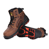 حذاء سلامة رجالي بني متين وواقي من Chukka Work M-8552B