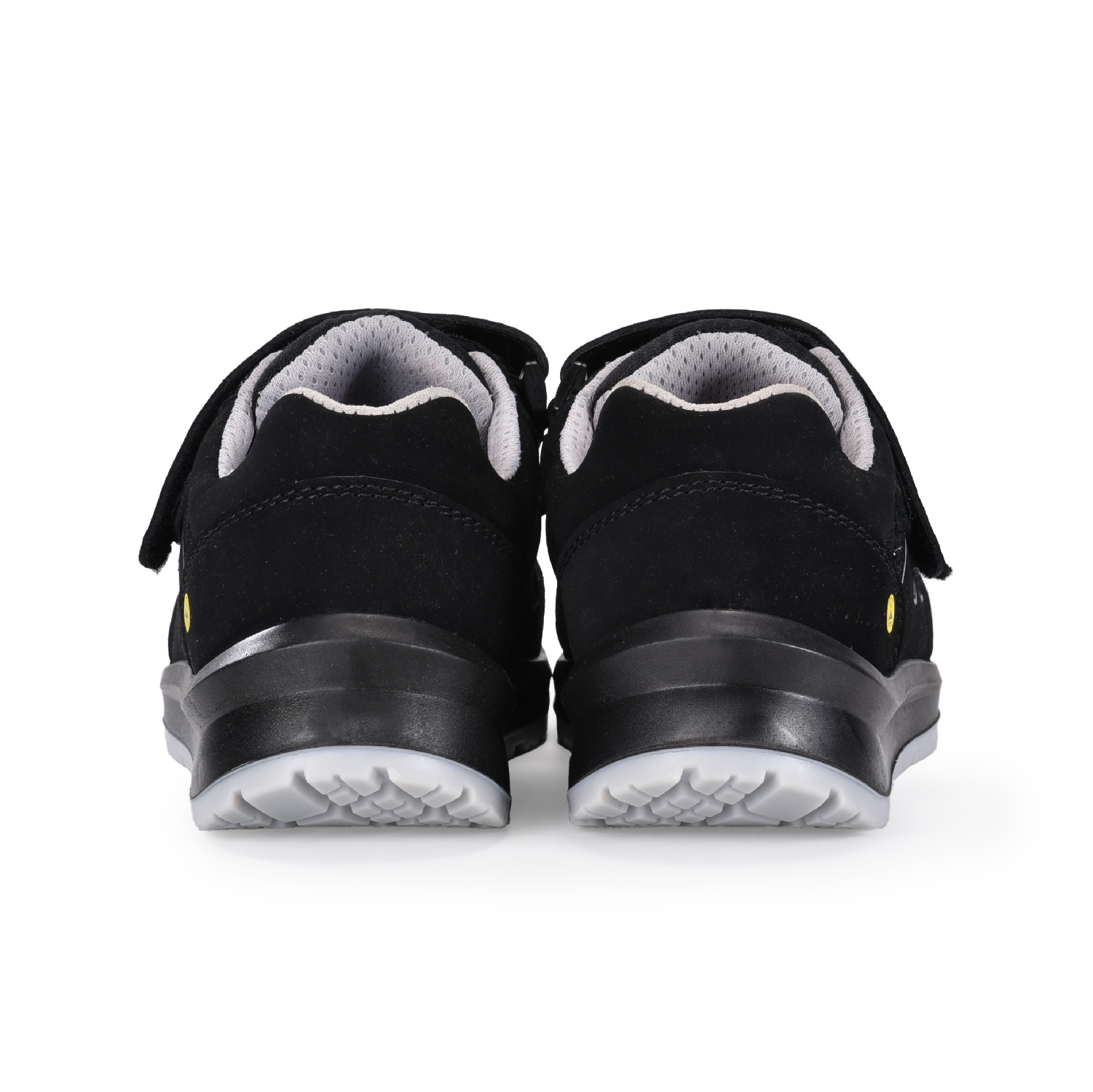 صندل رجالي من الجلد خفيف الوزن حذاء عمل آمن مع غطاء إصبع مركب S1P L-7518B رمادي