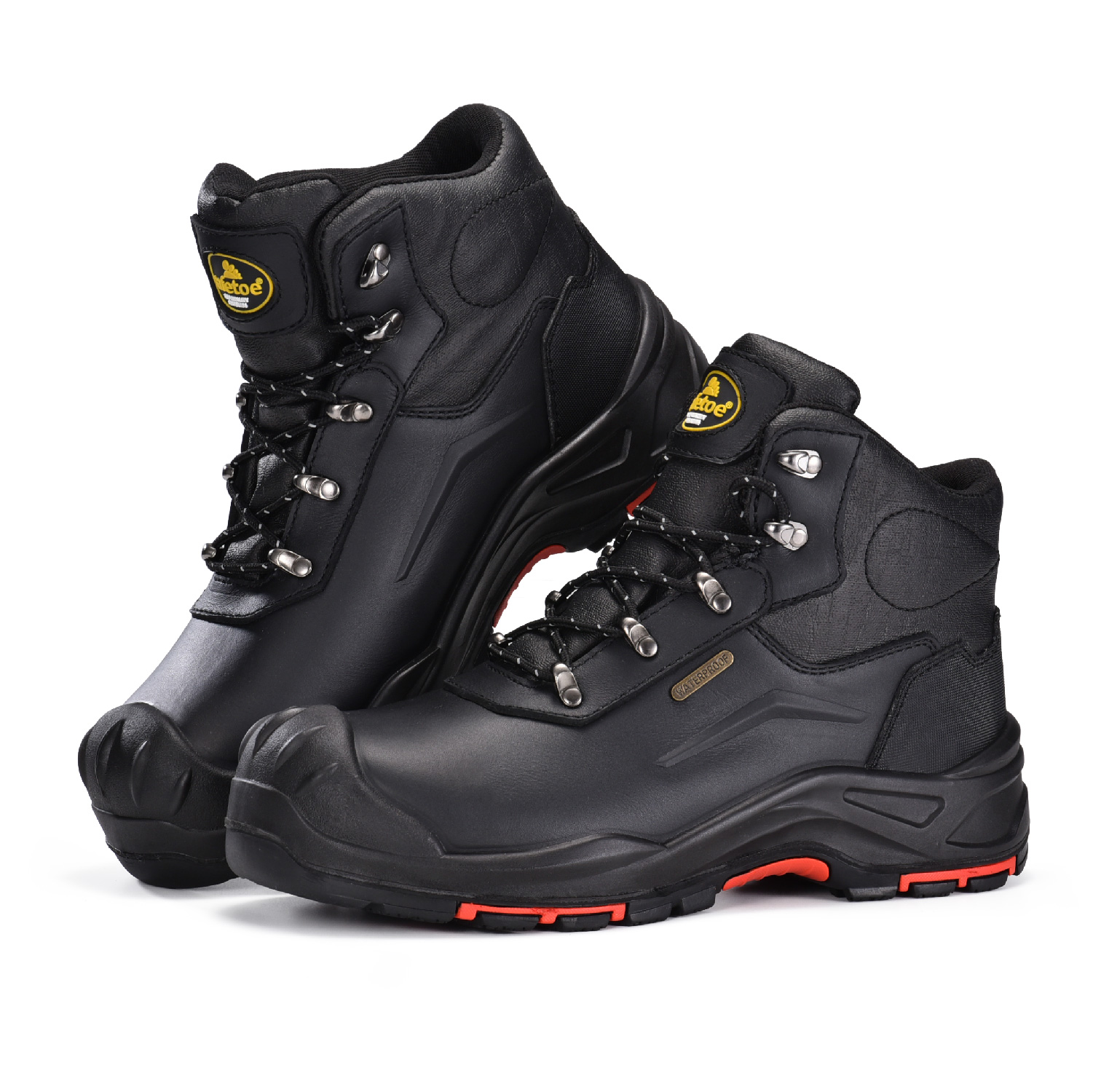 حذاء عمل عالي التحمل ببطانة غشائية مقاومة للماء مع مقدمة مركبة M-8565