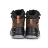 بني داكن زيتي البقرة Nubuck جلد رجالي أحذية العمل مركب اصبع القدم M-8556B