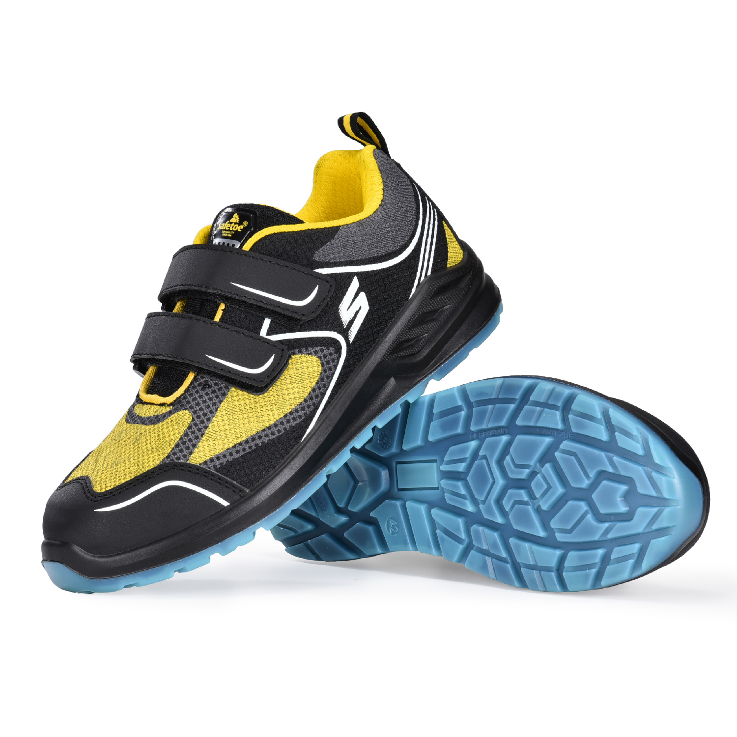 حذاء فيلكرو ديزاين S1P من الفولاذ لأصابع القدم للسلامة L-7501 فيلكرو