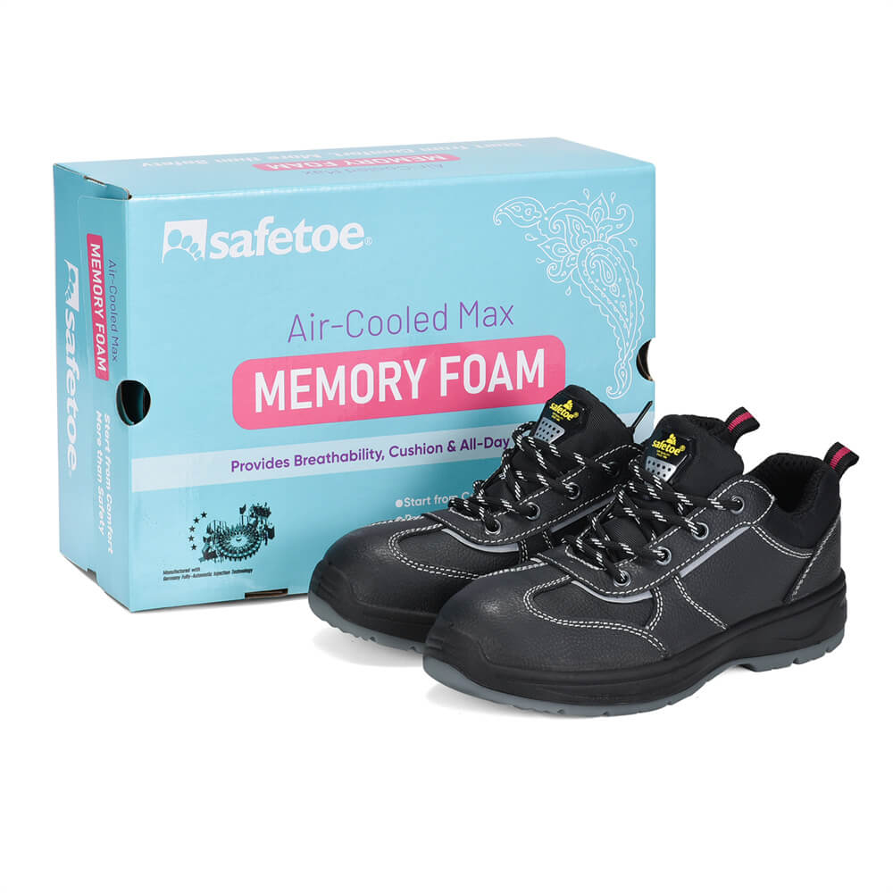 أحذية سلامة العمل النسائية غير زلة اصبع القدم الصلب وأحذية رياضية للسيدة L-7508W