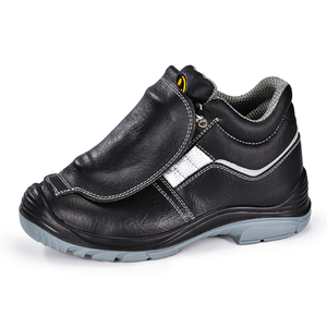 لحام أمان من الجلد الثقيل عالي القطع لأحذية اللحام مع غطاء M-8027 Met Guard