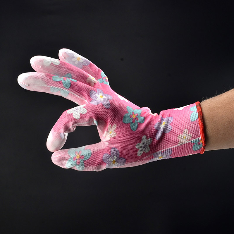 قفازات عمل الحديقة المطلية بـ PU FL-PU2001EF2.5