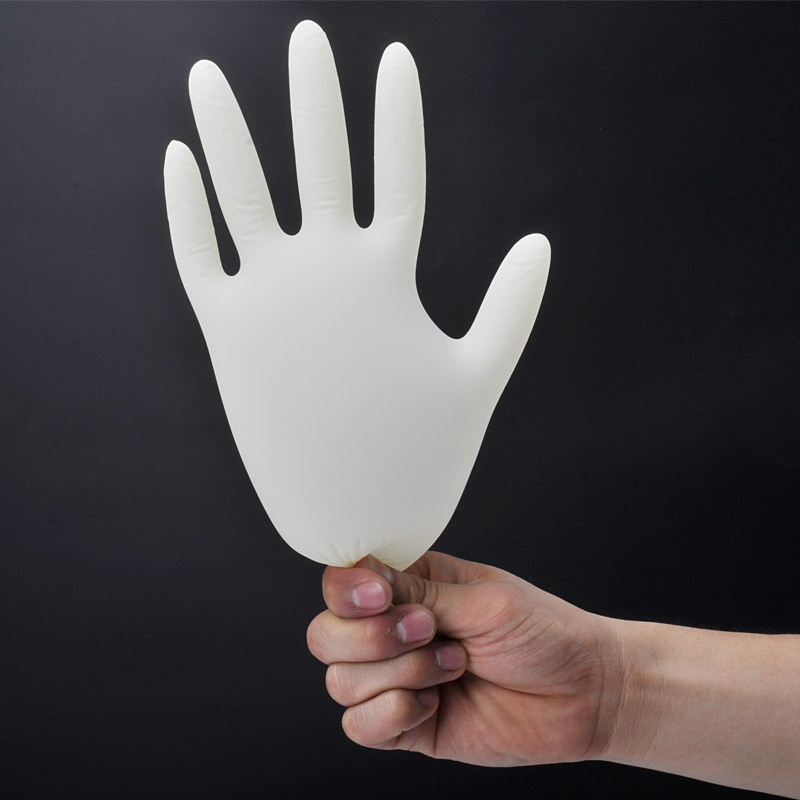 قفازات لاتكس للاستعمال مرة واحدة FL-1111W1