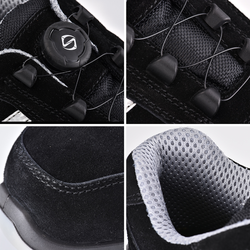 أحذية أمان رياضية S1P خالية من المعدن مع نظام قفل تويست L-7329