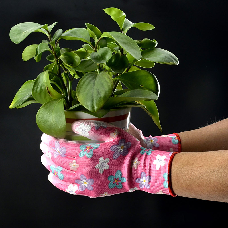 قفازات عمل الحديقة المطلية بـ PU FL-PU2001EF2.5