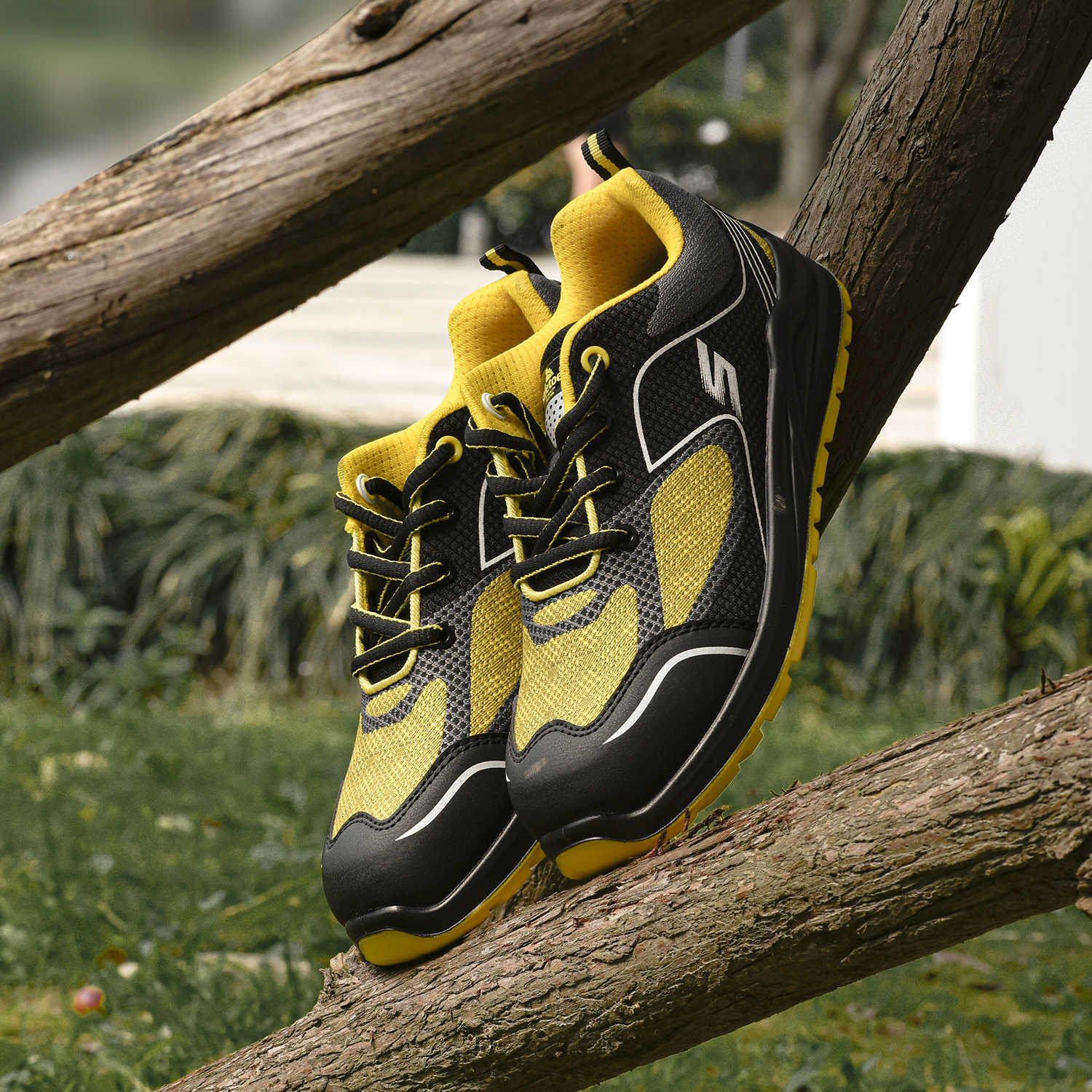 خفيفة الوزن الصلب اصبع القدم أحذية العمل السلامة للمرأة