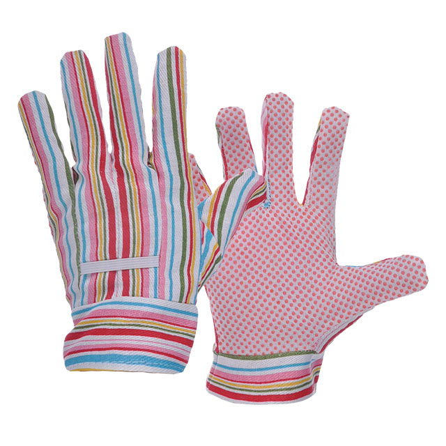 قفازات عمل الحديقة المنقطة PVC FL-5534