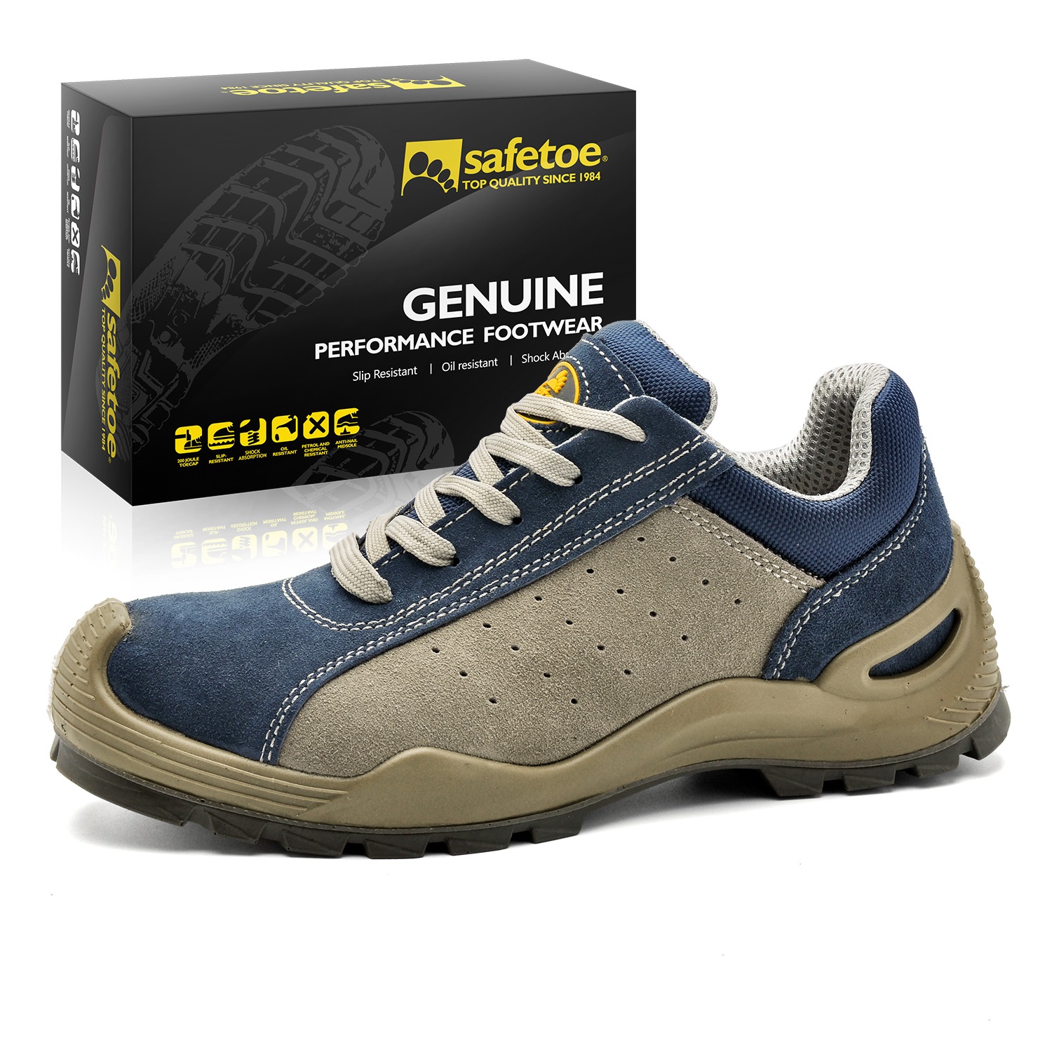 S1P أحذية سلامة جلد البقر L-7295