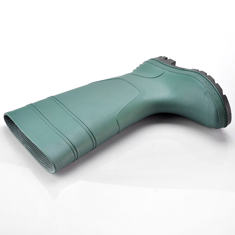 أحذية المطر اللثة PVC W-6036 الأخضر