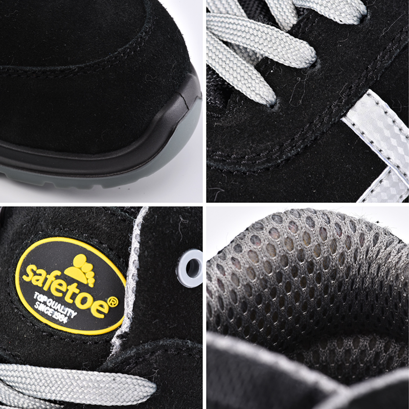 حذاء عمل معدني مركب Toecap M-8439 أسود