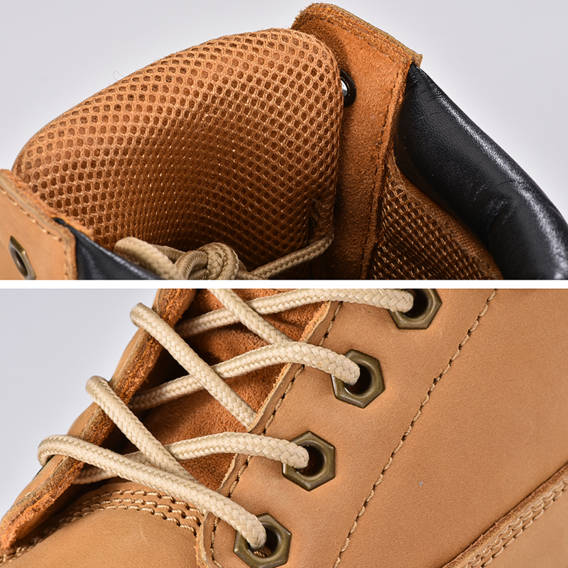 جلد البقر Nubuck الصلب اصبع القدم أحذية العمل M-8173