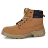 جلد البقر Nubuck الصلب اصبع القدم أحذية العمل M-8173