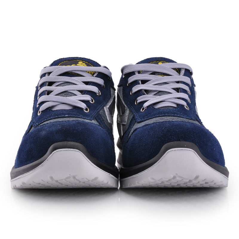 حذاء سلامة جلد سويدي قابل للتنفس L-7328 أزرق