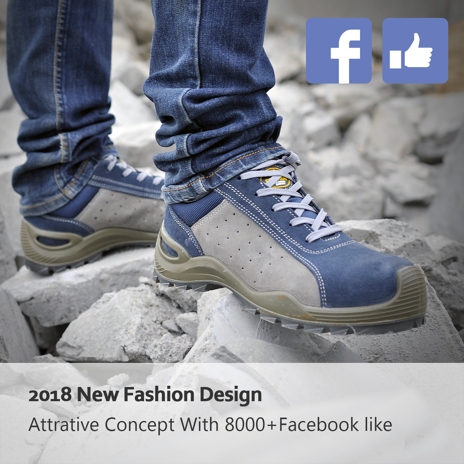 S1P أحذية سلامة جلد البقر L-7295