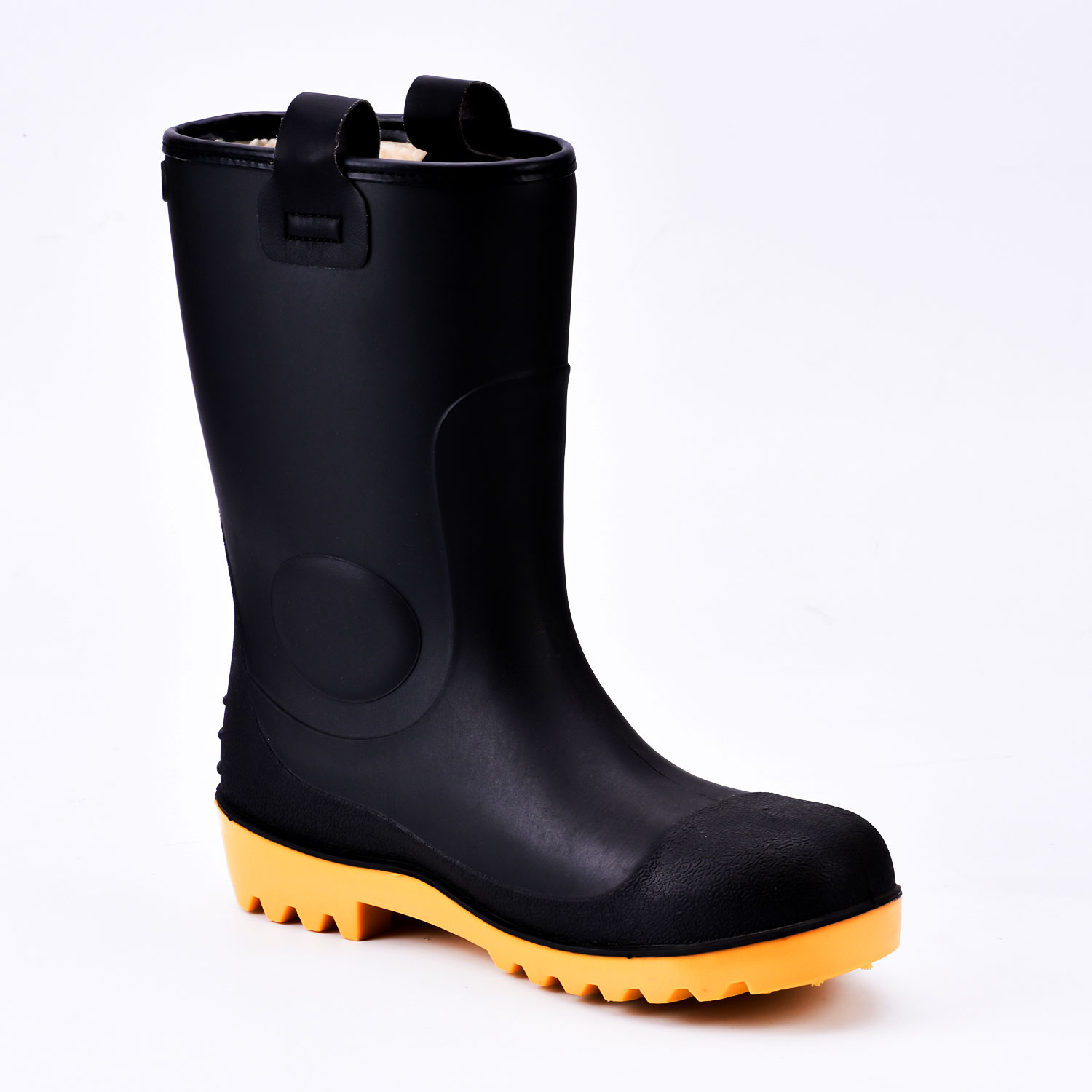 حذاء سلامة ويلينجتون أسود W-6037