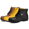 حذاء مطر منخفض للرجال W-6050 بني SteelGuarder