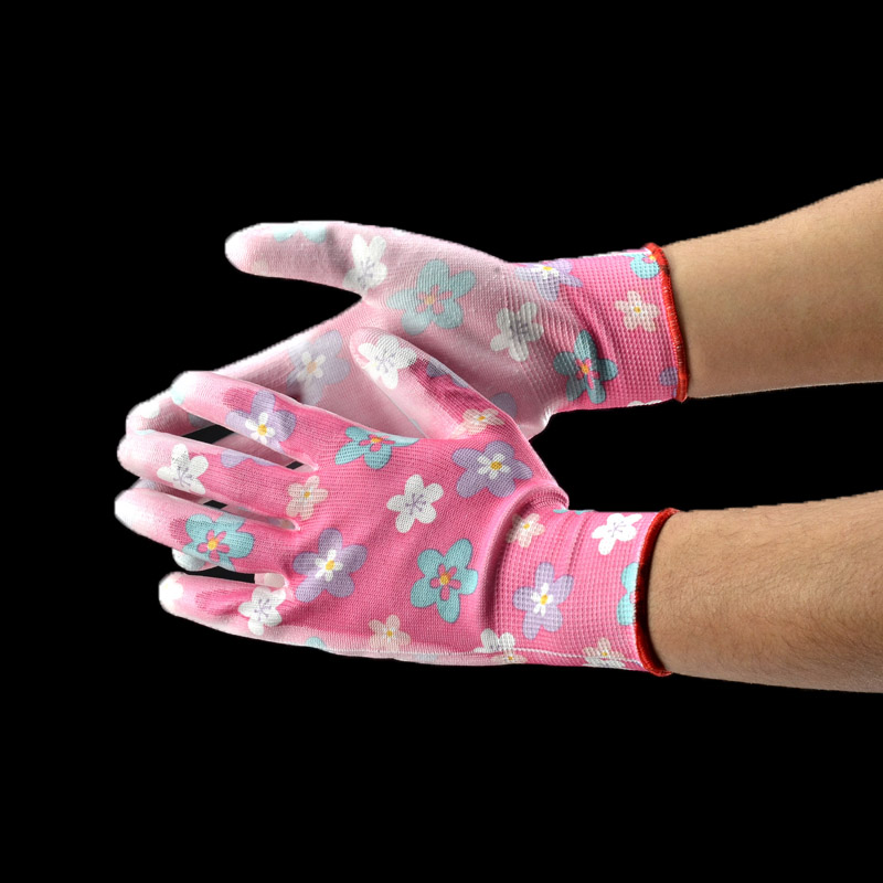 قفازات عمل الحديقة المطلية بـ PU FL-PU2001EF2.5