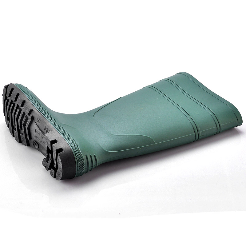 أحذية المطر اللثة PVC W-6036 الأخضر