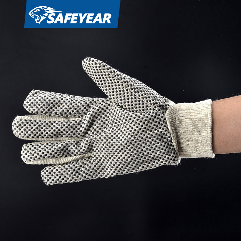 قفازات عمل واقية منقط PVC FL-5519A