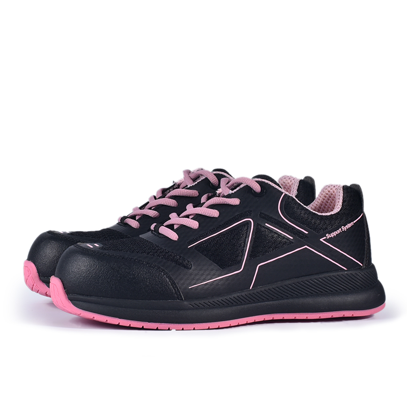 المدربين المألوف عدم الانزلاق أحذية العمل السلامة للمرأة عارضة للمرأة