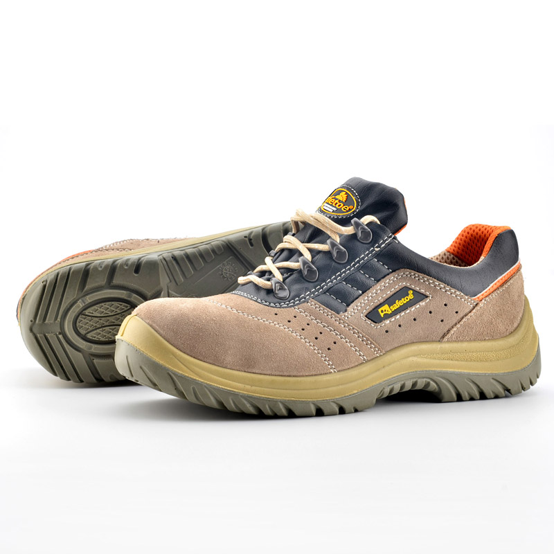 حذاء سلامة الصيف الصلب اصبع القدم L-7268 بيج