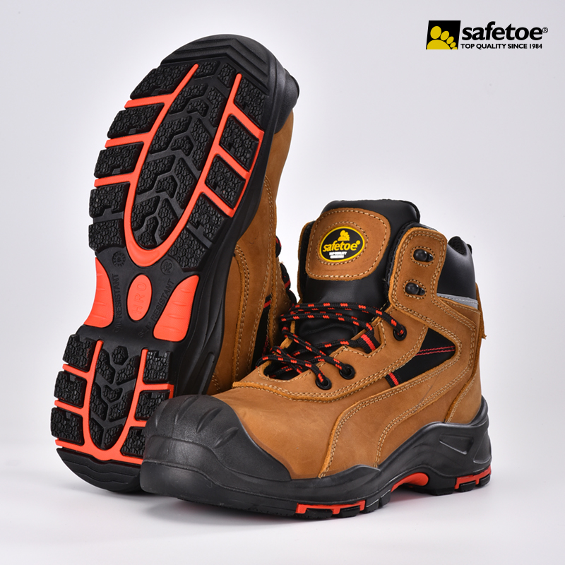 أحذية سلامة مقاومة للزيت والانزلاق مع غطاء إصبع القدم المركب M-8518