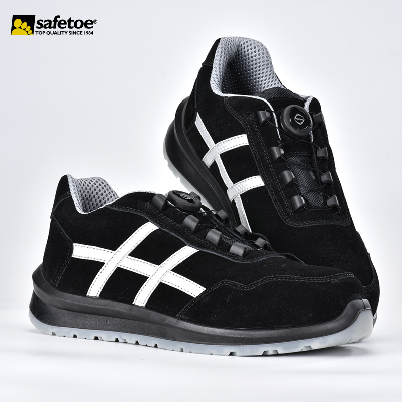 أحذية أمان رياضية S1P خالية من المعدن مع نظام قفل تويست L-7329