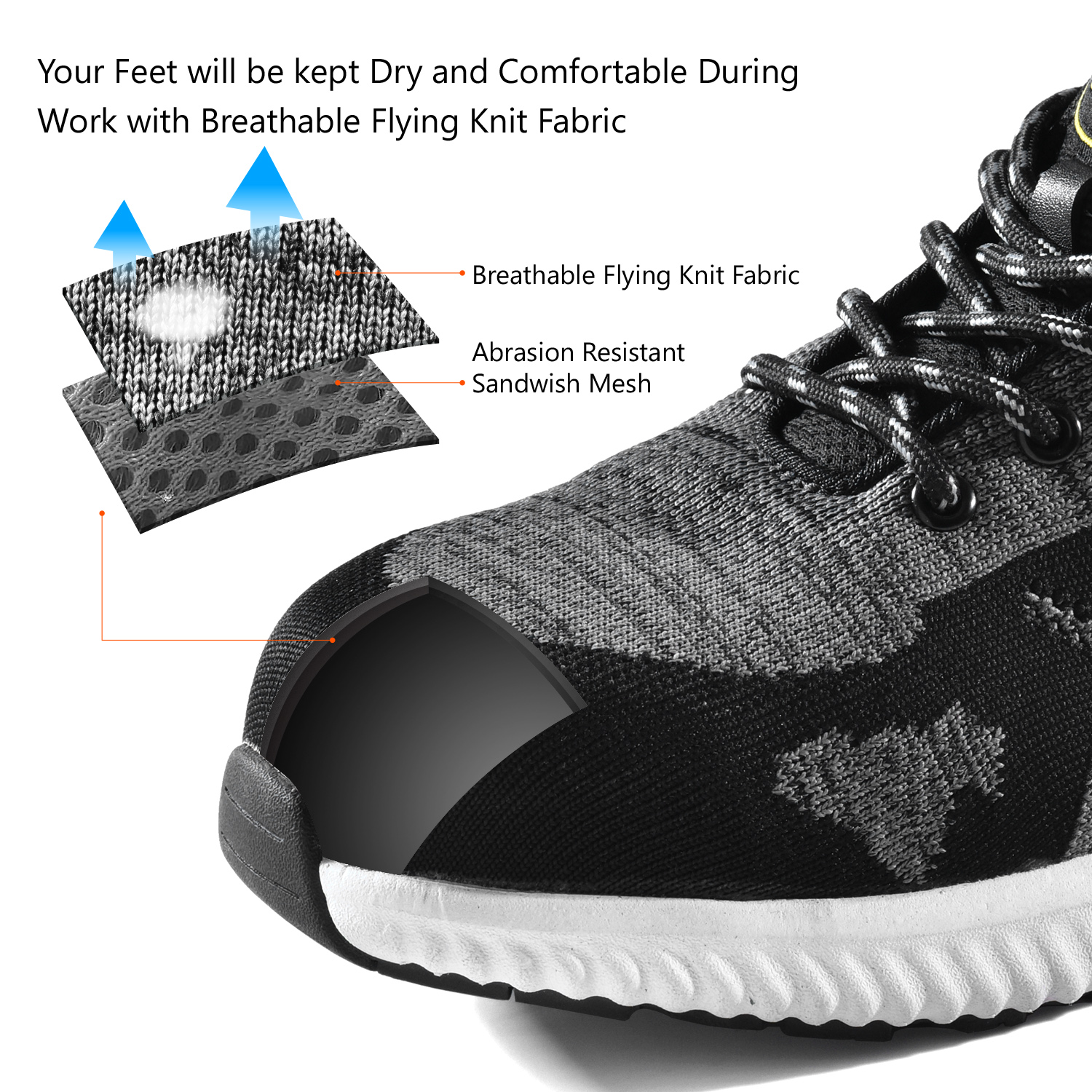 أحذية عمل رياضية خفيفة للغاية L-7368