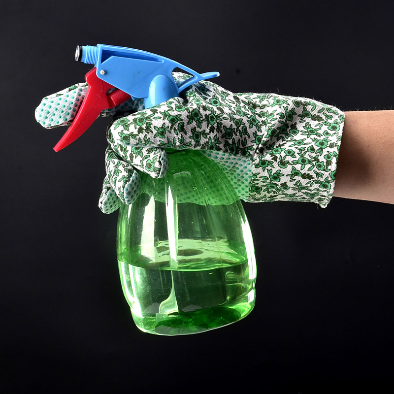 قفازات عمل الحديقة المنقطة PVC FL-5533