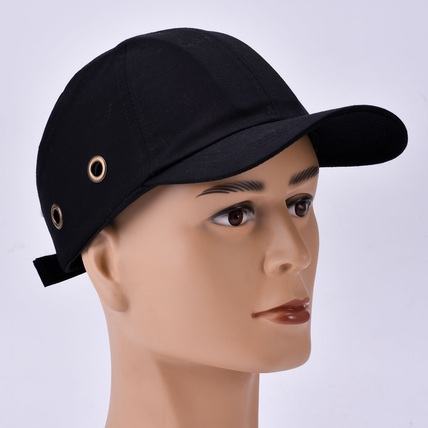 قبعة أمان بتصميم بيسبول WH001 - أسود