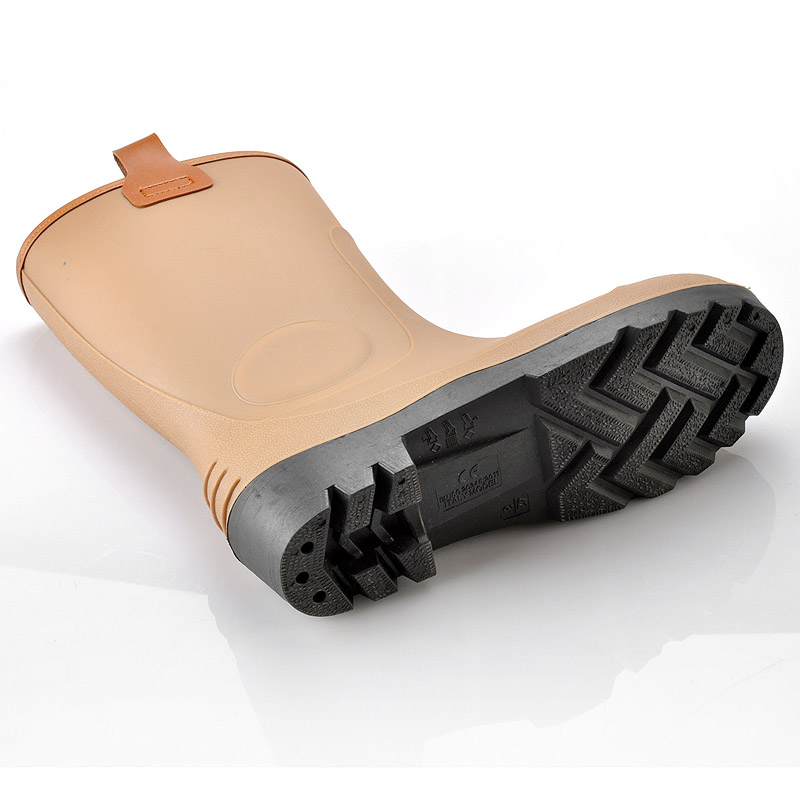 أحذية المطر سلامة اللثة W-6037 البني