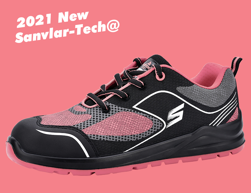 حذاء سلامة الشاطئ الوردي للنساء