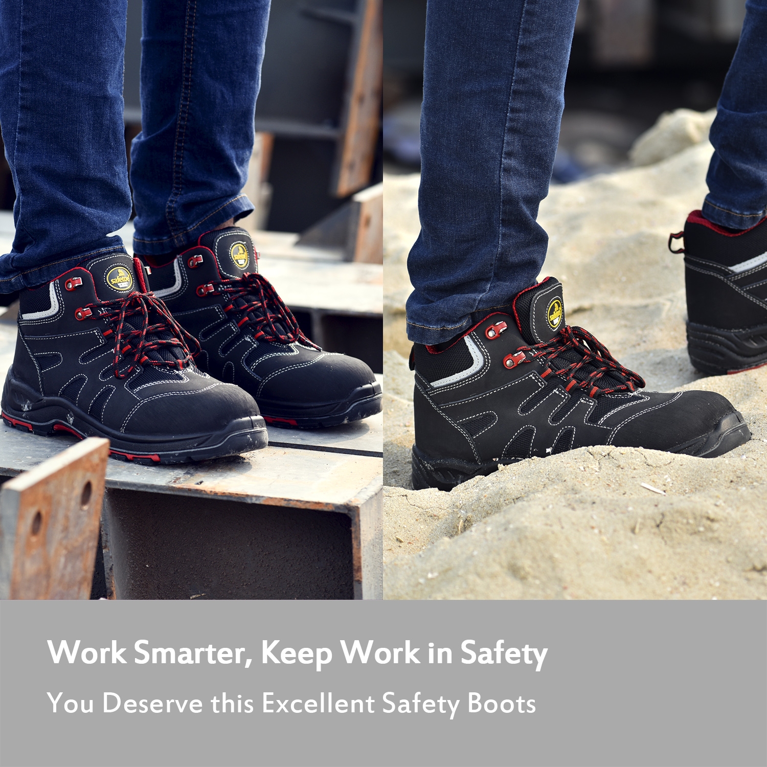 أحذية العمل الآمنة M-8350 المعتمدة