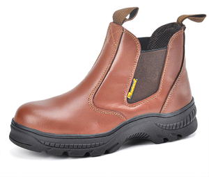 أحذية عمل تاجر مقاومة للحرارة M-8025 مطاط بني