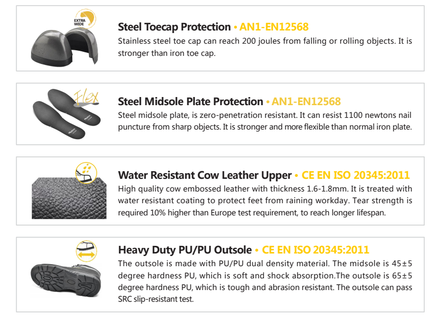 حذاء عمل ثقيل 7163