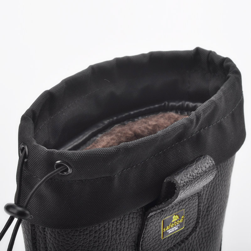 حذاء عمل سلامة الثلج الدافئ الأسود للرجال H-9426