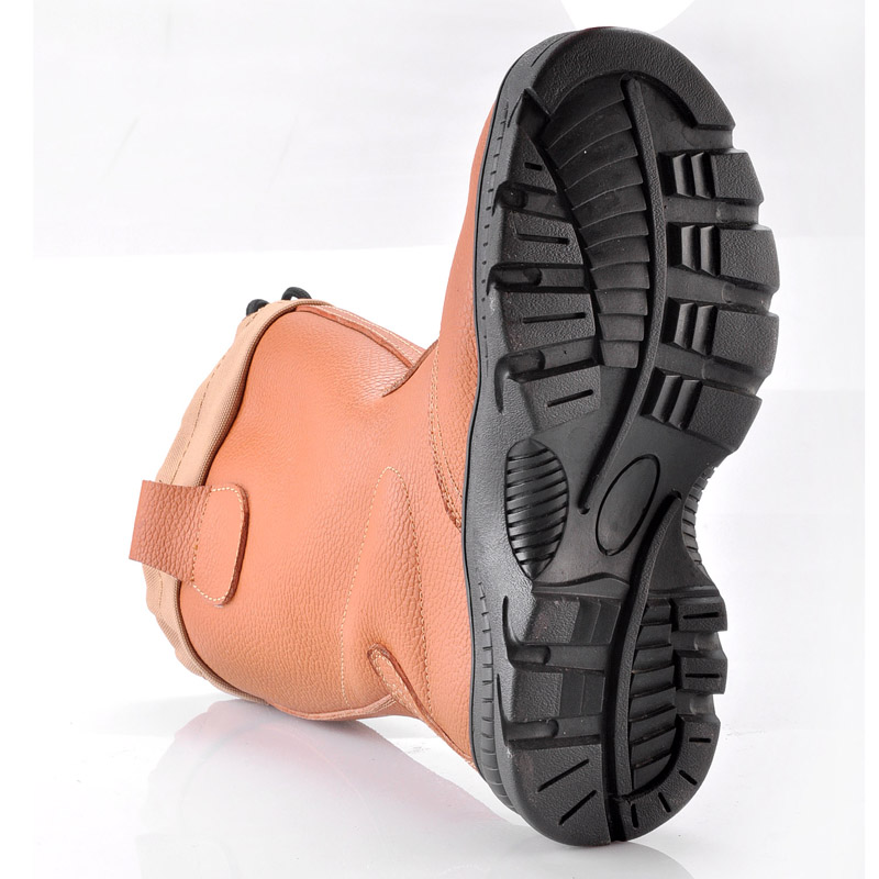 حذاء عمل أمان شتوي دافئ H-9426 بني