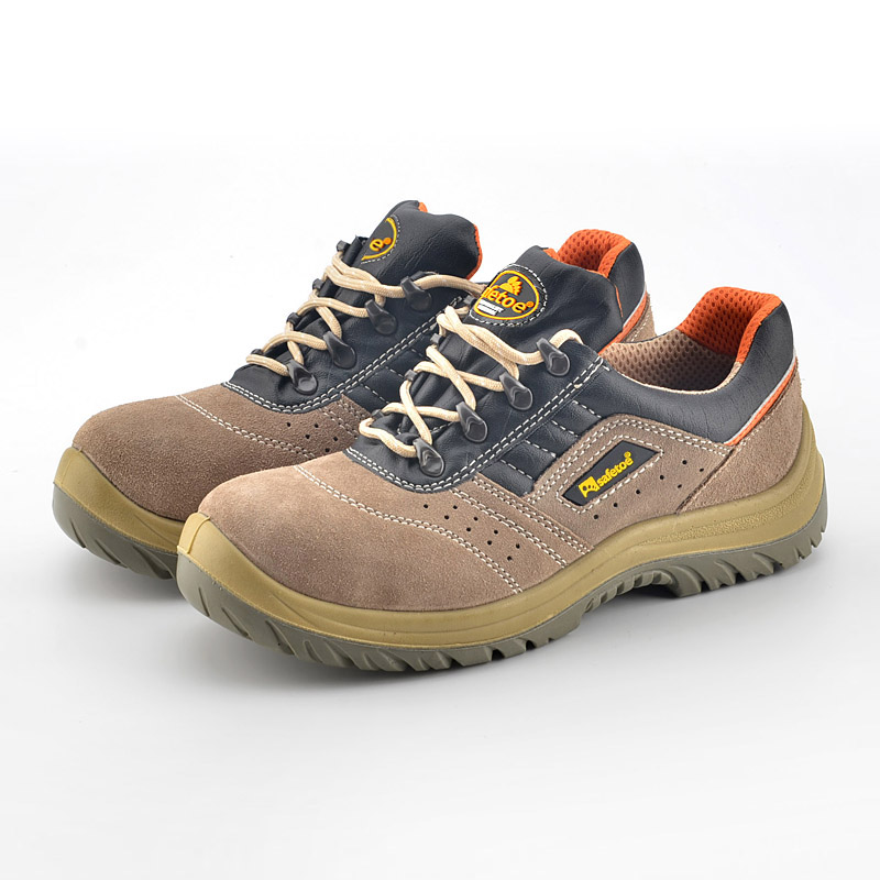 حذاء سلامة الصيف الصلب اصبع القدم L-7268 بيج