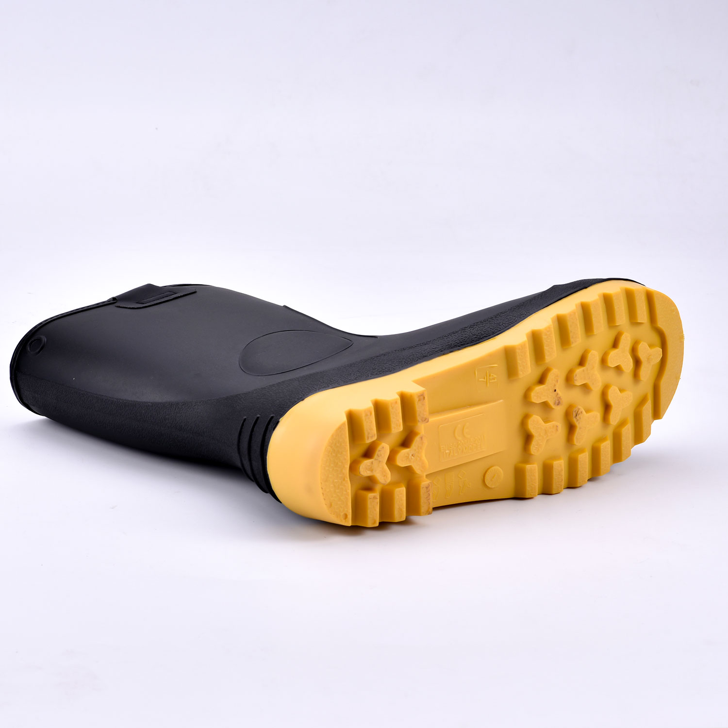 حذاء سلامة ويلينجتون أسود W-6037