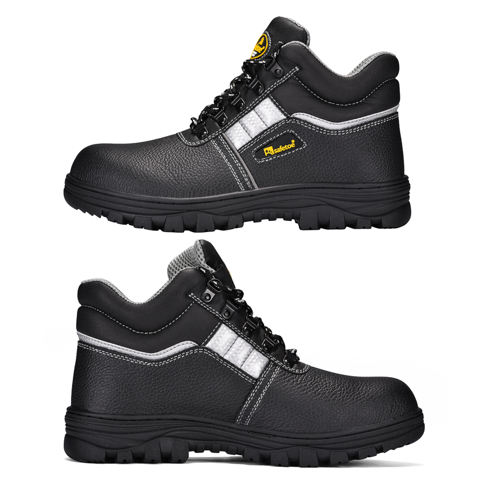 أحذية عمل سلامة مقاومة للانزلاق من الصلب والزيت M-8027RB