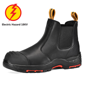 معزول السلامة المعزولة اصبع القدم مقاومة للماء على أحذية العمل