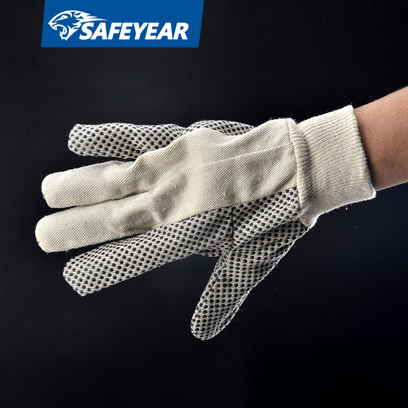 قفازات عمل واقية منقط PVC FL-5519A