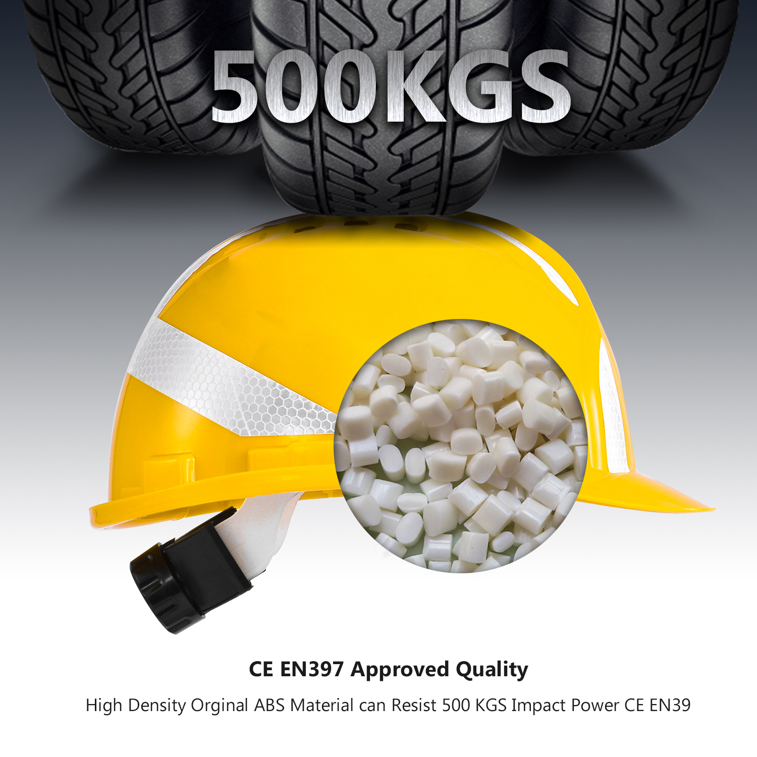 American Style Safety Helmet W-036 Yellow